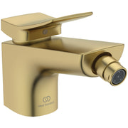 Ideal Standard - Bidetarmatur CONCA, m.Ablgarn., Ausld.133mm, Brushed Gold