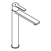 Grohe - Einhand-Waschtischbatterie LINEARE 23405 XL-Size für freist. WS chrom