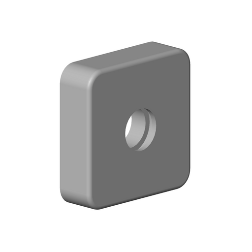 Dornbracht - Rosette für Duschstele Ersatzteile 092796008 63 x 63 x 18 mm weiß matt