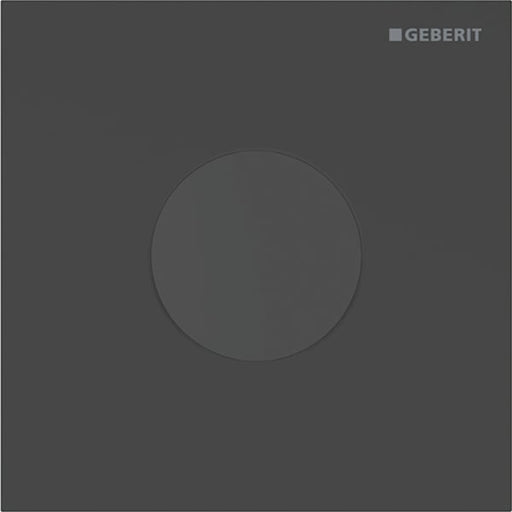 Geberit Vertriebs - Typ 40 UR-Strg. m. elektron. Sp-Ausl. Batt.-Betr., Round, schwarzmatt/Etc