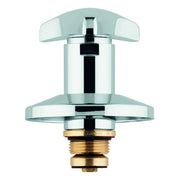 Grohe - Oberteil 3/4 für UP-Ventil 11504 Trecorn Griff Mark. blau 3/4 chrom