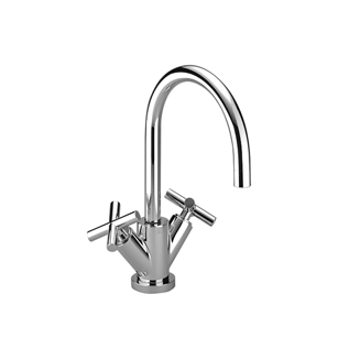 Dornbracht - WT-ELB mit Ablaufgarnitur TARA 22513892 Dark Platinum gebürstet