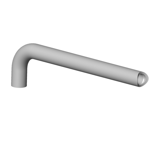 Dornbracht - Rohr Ersatzteile 092822208 D. 26,5 x 285 mm platin