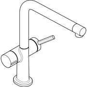 Hansgrohe - Spültischmischer 270 TALIS M54 Geräteabsperrv.1j edelstahl-optik