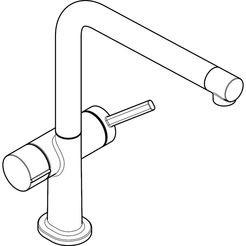 Hansgrohe - Spültischmischer 270 TALIS M54 Geräteabsperrv.1j edelstahl-optik