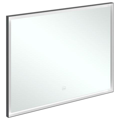 VILLEROY & BOCH - Spiegel Subway 3.0 1000x750x47,5mm m. Bel. BiColour (Black Matt White Matt)