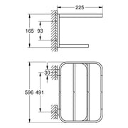 Grohe - Multi-Badetuchhalter SELECTION 41066 cool sunrise gebürstet