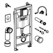 Grohe - Rapid SL Set f. WC 38722 BH: 1,13m Abdeckplatte Skate Air alpinweiß