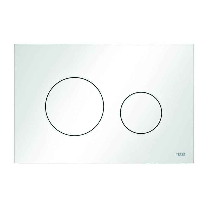 TECE SE - 4Y/TECEloop WC-Betätigungspl. Kunstst. für Zweimengentechnik, Weiß glzd