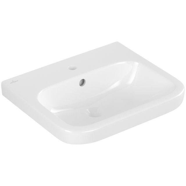 VILLEROY & BOCH - WT Architectura 4188 550x470mm 3-LArm mittl HL durchg Überl Eckig WeißAlpin