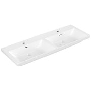 VILLEROY & BOCH - SchrankDWT Subway 3.0 1300x470mm re-eckig 2HL. m. ÜL. Weiß Alpin
