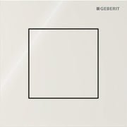 Geberit Vertriebs - Typ 40 UR-Strg. mit pneum. Sp-Ausl. Square, Glas, sand-grau