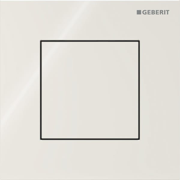 Geberit Vertriebs - Typ 40 UR-Strg. mit pneum. Sp-Ausl. Square, Glas, sand-grau
