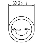Ideal Standard - Zierkappe Retro-Hebelmischer 013.152.000.030,Chaud/Froid, edelmessing