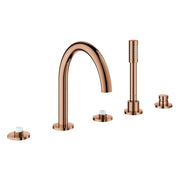 Grohe - 5-L-Wannenkombin. Atrio Private C. 25224 für Hebelgriffe warm sunset
