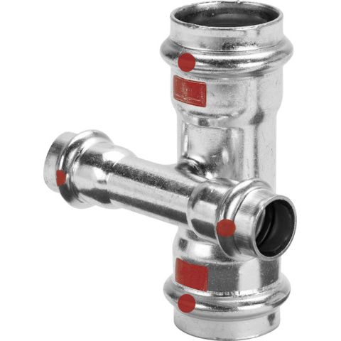 Viega - Kreuzstück PRESTABO 1148 22x15mm Stahl verzinkt
