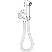 Hansgrohe - Bidette Handbr. Axor Bidette Showers Kaltwasser softsq. m.Schlauch 1250mm chr
