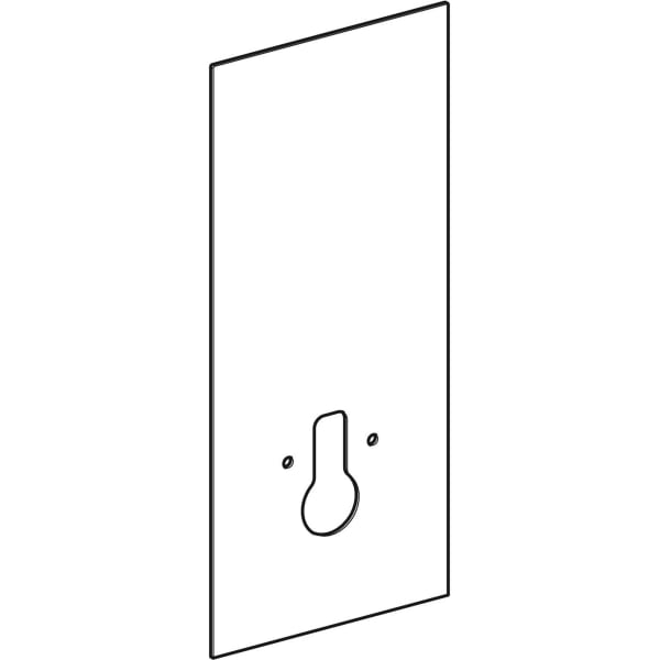 Geberit Vertriebs - Frontverkleidung zu Monolith Sanitär- modul für Wand-WC 114cm sand-grau/Glas