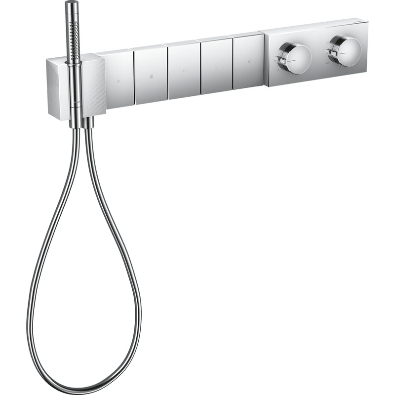 Hansgrohe - Thermostatmodul Unterputz Select AXOR Edge F-Set 5 Verbr.Diamantschliff chrom