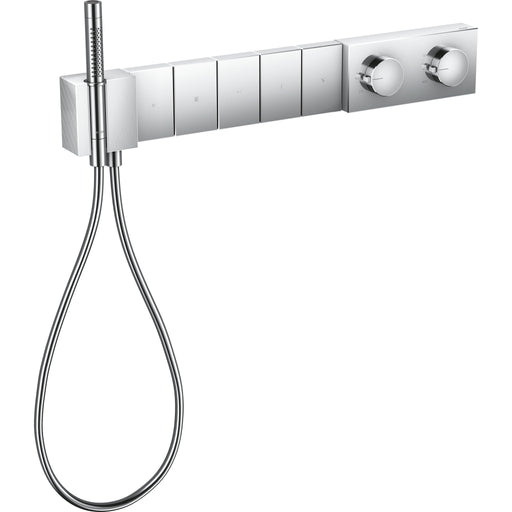 Hansgrohe - Thermostatmodul Unterputz Select AXOR Edge F-Set 5 Verbr.Diamantschliff chrom