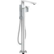 Hansgrohe - Wannenmischer AXOR Edge Fertigset zur Bodenmontage Diamantschliff chrom