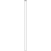 Hansgrohe - Steigrohr Axor Showerpipe brushed nickel