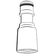 Grohe - Brauseanschlussnippel 45900 für Freehander grau