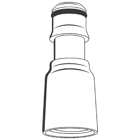 Grohe - Brauseanschlussnippel 45900 für Freehander grau
