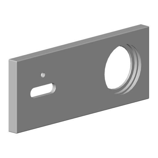 Dornbracht - Rosette Ersatzteile 091101187 150 x 60 x 9 mm platin