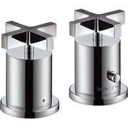 Hansgrohe - Fertigset UP Thermostat AXOR CITTERIO 39480000 chrom m.Kreuzgriff