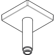 Hansgrohe - Decken-Anschlussstück Axor DN15 100mm eckig mattschwarz