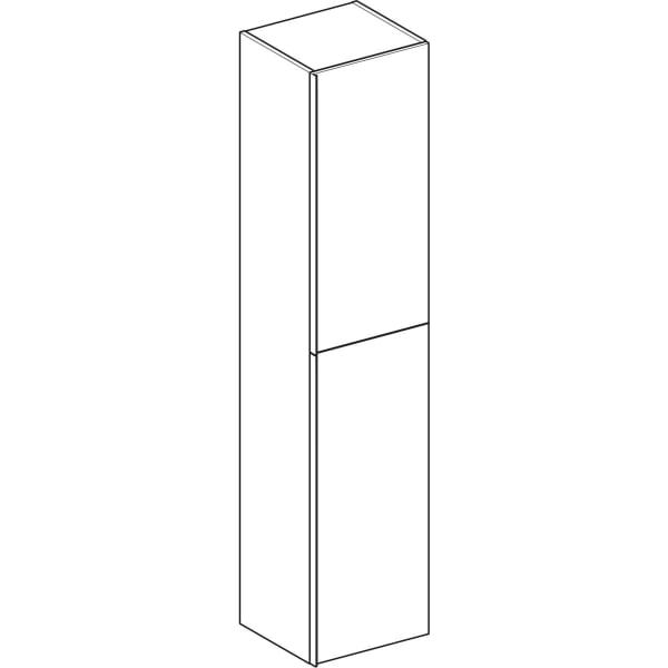 Geberit Vertriebs - Acanto Hochschrank mit zwei Türen 38x173x36cm, lava
