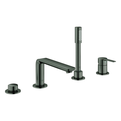 Grohe - 4-Loch-EH-Wannenkombination Lineare 19577_1 hard graphite gebürstet