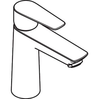 Hansgrohe - Waschtischmischer 110 TALIS E mattweiß ohne Ablaufgarnitur