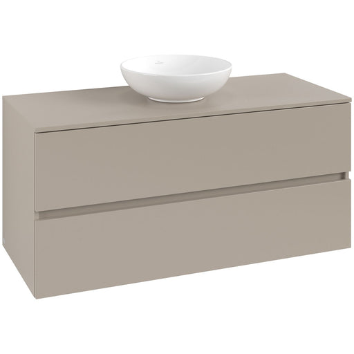 VILLEROY & BOCH - Konsolen-Unterschrank 1200mm f AWT 2 Ausz 1 Aussch oLB C518H0 VD Sand Grey