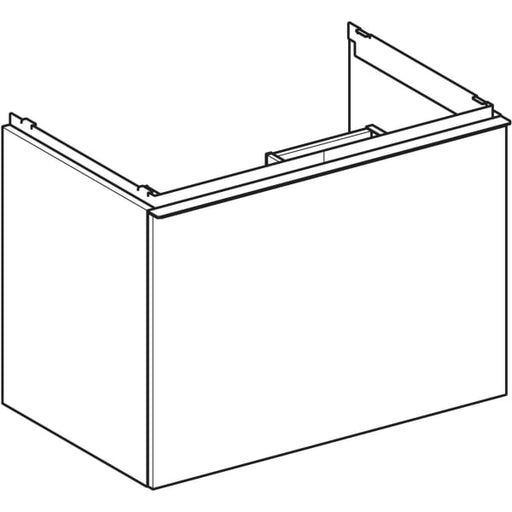 Geberit Vertriebs - Acanto US für WT B:75cm, 1 Schubl. 1 i.Schubl., weiß matt