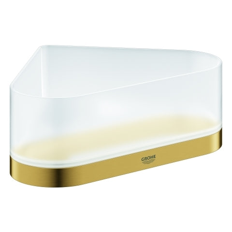 Grohe - Eck-Duschablage SELECTION 41038 mit Halterung cool sunrise geb