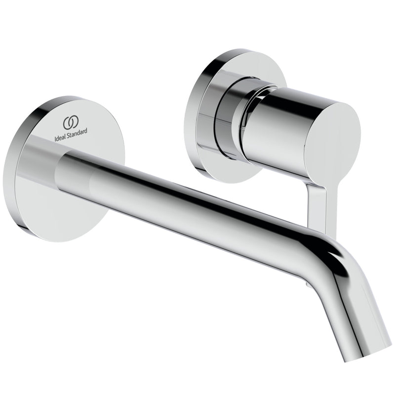Ideal Standard - Wand-Waschtischarmatur JOY, BS2, runde Rosette, Ausld.180mm, Chrom