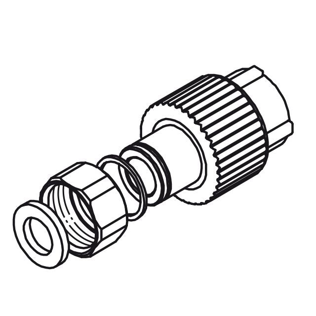 aquatherm - Anschluss-Verschraubung-FUSIOTHERM 26808 20mm, m.Dichtung,m.Mutter R 3/4