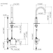 Dornbracht - Waschtischarmatur META m Infrarot-Se. 44521660-00 Chrom