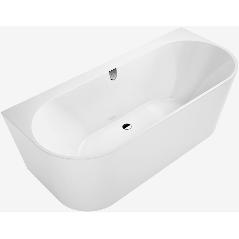 VILLEROY & BOCH - Quaryl-Rückwand-Badewanne A18 DUO 1800x800x460mm Schürze Ab-/Überlauf weiß
