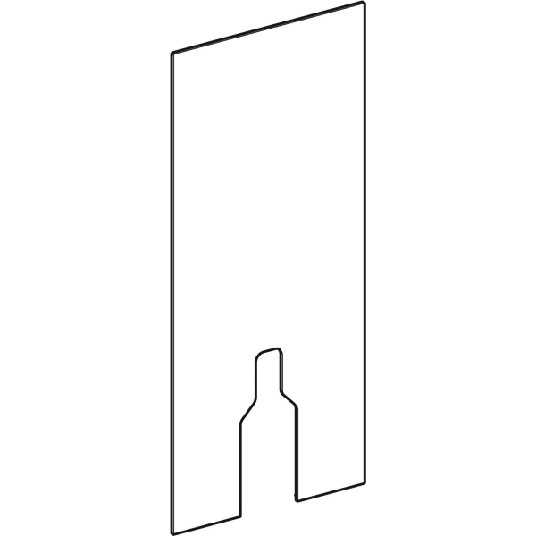 Geberit Vertriebs - Frontverkleidung zu Monolith Sanitär- modul für Stand-WC 114cm lava/Glas