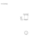 Dornbracht - Griffeinsatz warm CYO 11183811 messing
