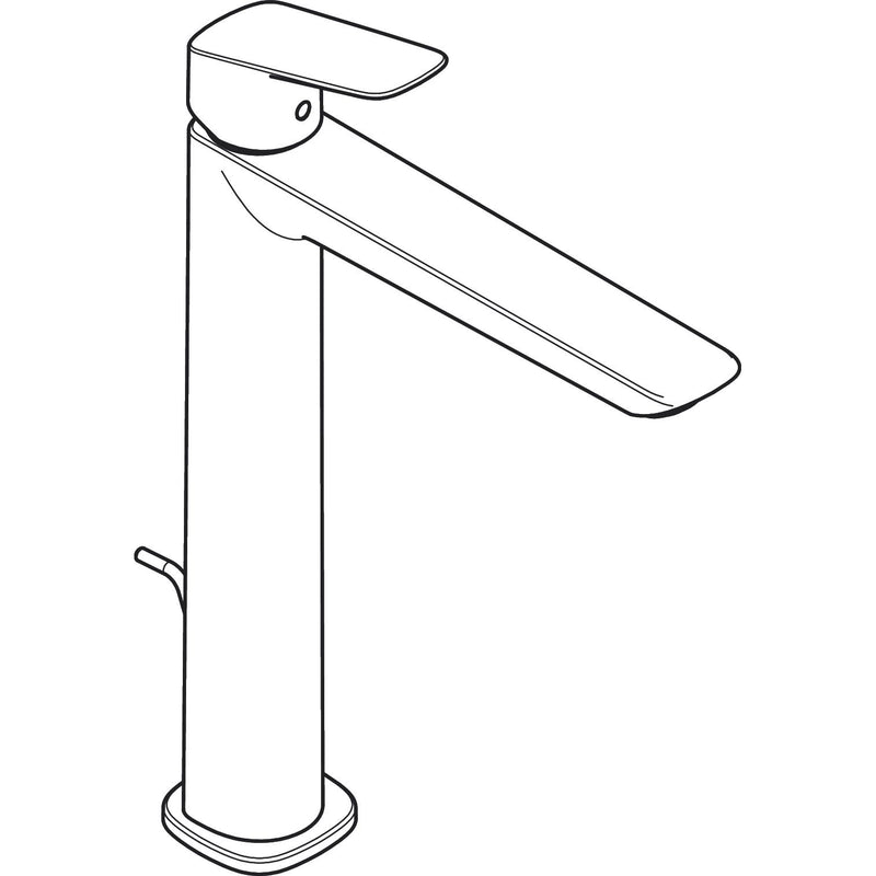 Hansgrohe - Waschtischmischer 240 Fine Logis mit Zugstangen-Ablaufg.mattschwarz