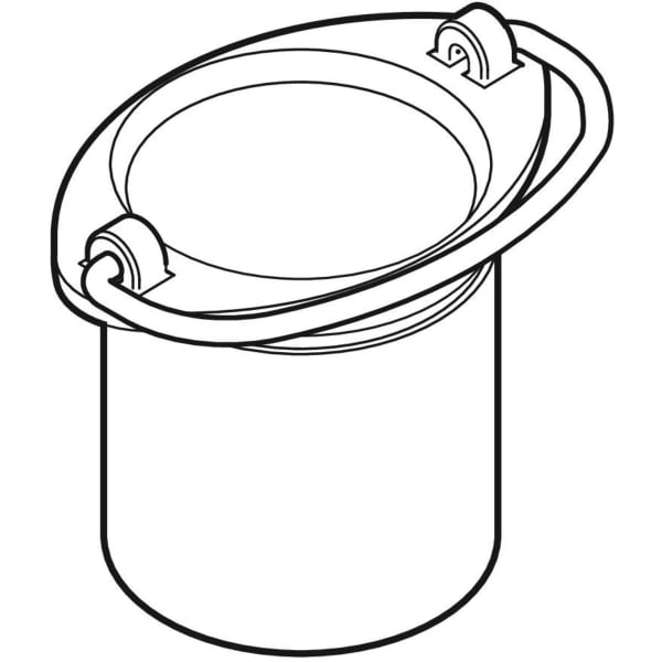 Geberit Vertriebs - Tauchrohr mit Bügel und O-Ring rund d42,5/d44