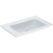 Geberit Vertriebs - ONE Möbelwaschtisch 75x48 cm Abg.verti., o.Hl., o.Ül., weiß, KeraTect