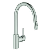 Grohe - EH-SPT-Batterie CONCETTO 31483 h. Ausl. azb.Spbr. GROHE ZERO supersteel