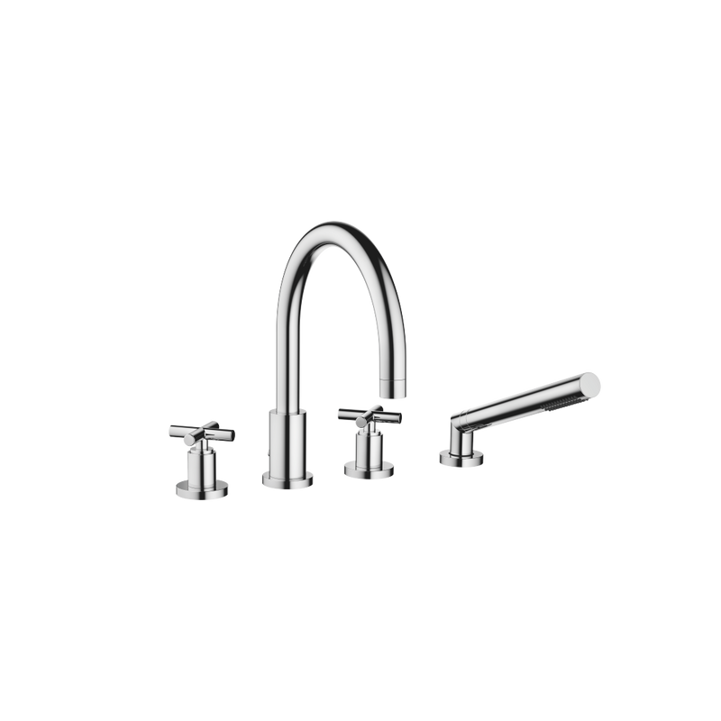Dornbracht - Wannen 4-Locharmatur Kreuzgriff TARA 27512892 Wannenrandmontage chrom