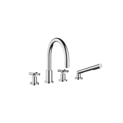 Dornbracht - Wannen 4-Locharmatur Kreuzgriff TARA 27512892 Wannenrandmontage chrom
