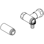 Grohe - WAS-Ventil Batt. 41043 Design-Gr. DN20 Anschluss rechts für 1/2 chrom